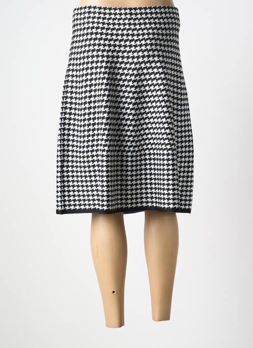 Jupe mi-longue stretch noir HUGO BOSS femme