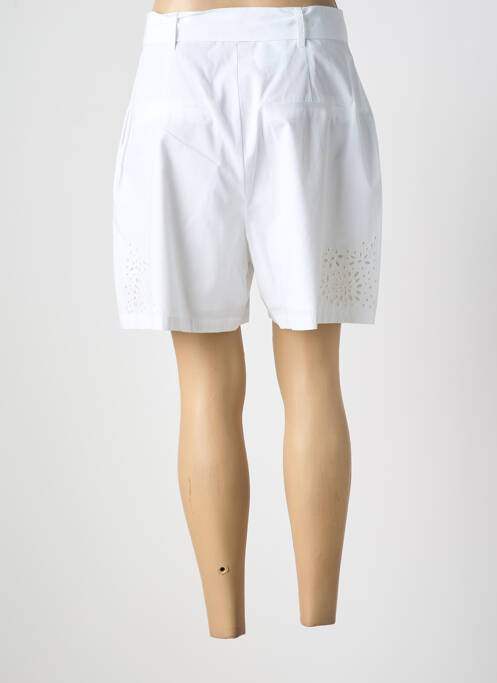 Bermuda tissage popeline taille normale blanc HUGO BOSS femme