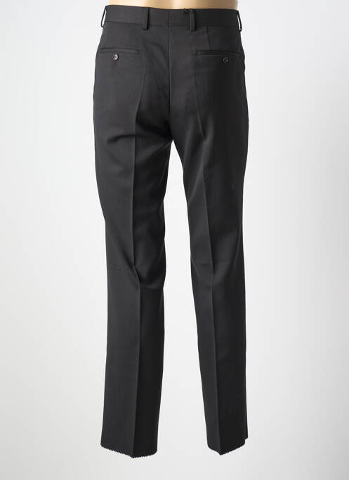 Pantalon droit fermeture zippée sous rabat avec crochet taille normale noir HUGO BOSS homme