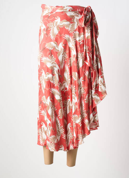 Jupe longue rouge HUGO BOSS pour femme