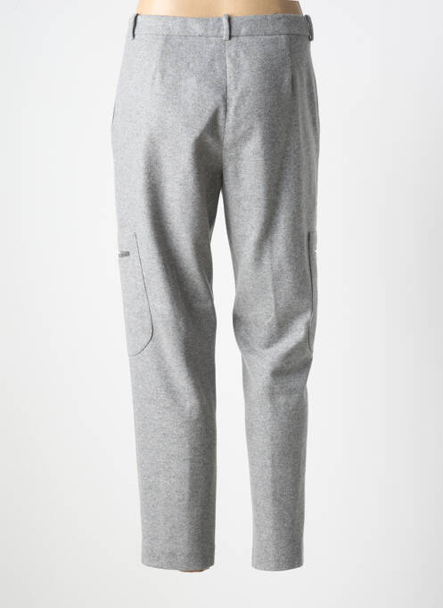 Pantalon droit gris FABIANA FILIPPI pour femme