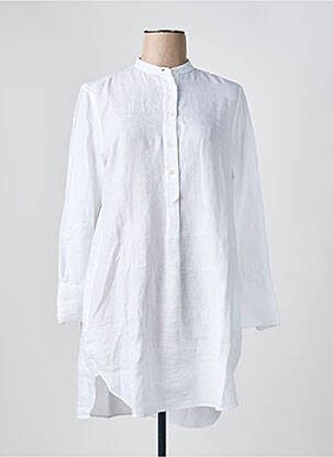 Tunique manches longues légère et transparente blanc ASPESI femme