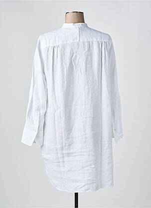 Tunique manches longues légère et transparente blanc ASPESI femme