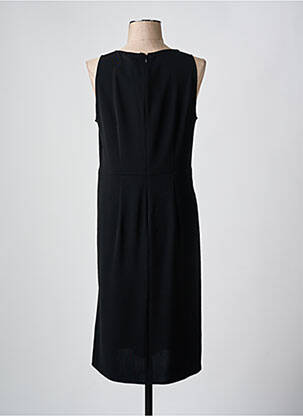 Robe mi-longue sans manche sans manche noir ASPESI femme