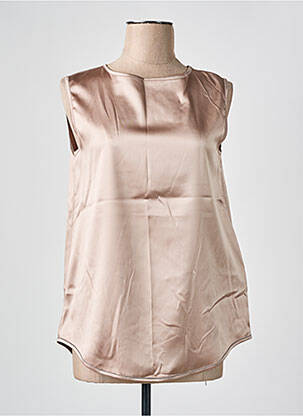 Top sans manche sans manche beige FABIANA FILIPPI femme