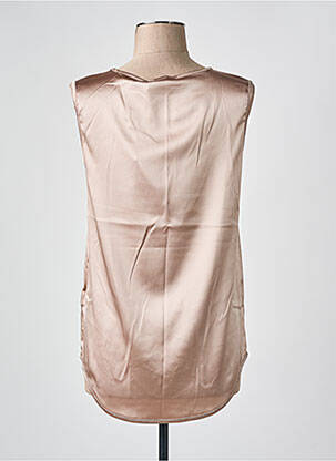 Top sans manche sans manche beige FABIANA FILIPPI femme