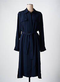 Robe longue manches longues manches longues bleu HUGO BOSS femme