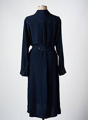 Robe longue manches longues manches longues bleu HUGO BOSS femme