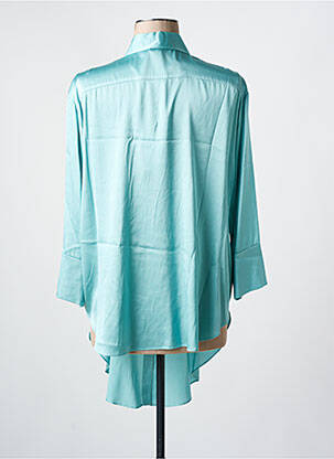 Tunique manches longues col chemisier bleu HER SHIRT femme