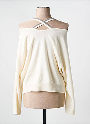 Pull stretch manches longues beige FABIANA FILIPPI femme