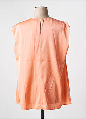 Blouse fermeture boutonnée au dos sans manche orange HUGO BOSS femme