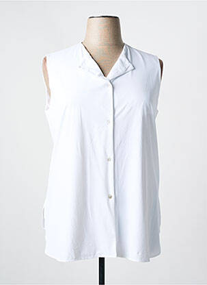 Chemisier coupe droite sans manche blanc RRD (ROBERTO RICCI DESIGNS) femme