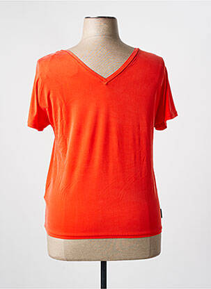 T-shirt col v manches courtes orange RRD (ROBERTO RICCI DESIGNS) femme