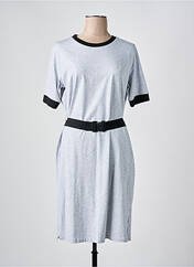 Robe mi-longue gris HUGO BOSS pour femme seconde vue