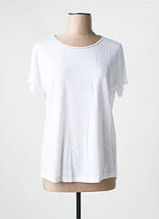 T-shirt blanc GRAN SASSO pour femme seconde vue