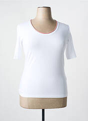 T-shirt blanc GRAN SASSO pour femme seconde vue