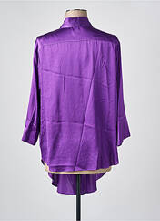 Tunique manches longues violet HER SHIRT pour femme seconde vue