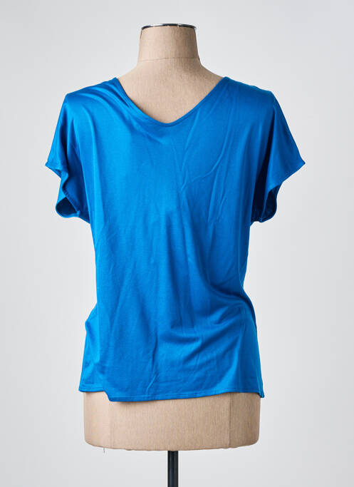 T-shirt coupe droite manches courtes bleu HUGO BOSS femme