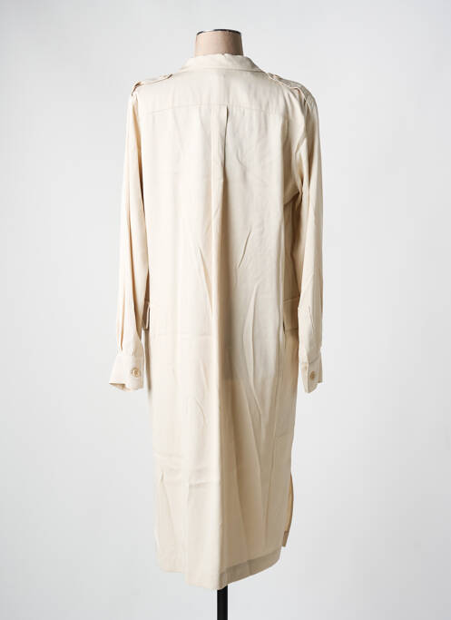 Trench tissage popeline sans capuche beige ASPESI femme
