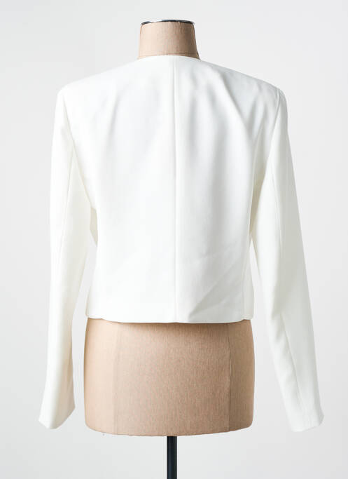 Veste chic tissage crêpe blanc HUGO BOSS femme