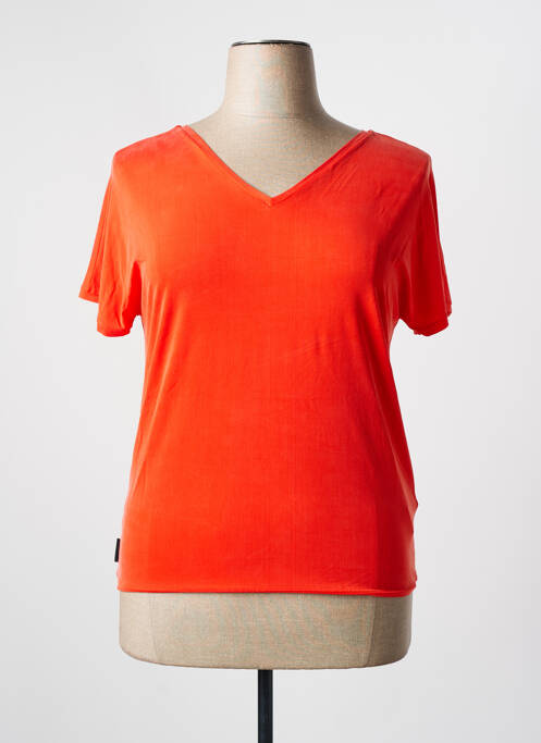 T-shirt col v manches courtes orange RRD (ROBERTO RICCI DESIGNS) femme