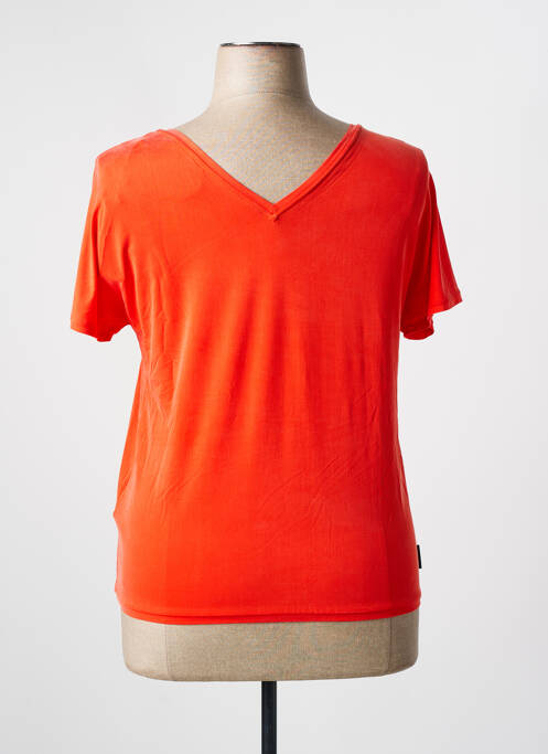 T-shirt col v manches courtes orange RRD (ROBERTO RICCI DESIGNS) femme