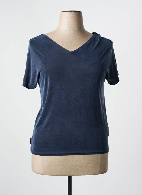 T-shirt col v manches courtes bleu RRD (ROBERTO RICCI DESIGNS) femme