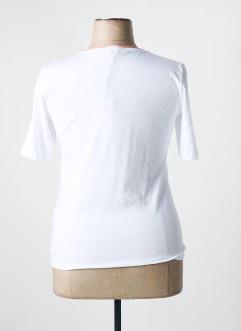 T-shirt manches mi-longues manches courtes blanc GRAN SASSO femme