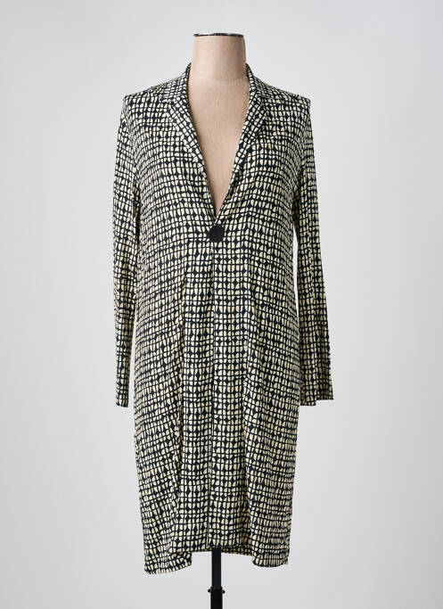 Manteau long noir SIYU pour femme