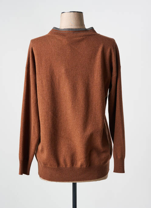 Pull marron FABIANA FILIPPI femme