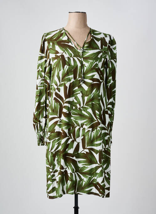 Robe mi-longue vert HUGO BOSS pour femme
