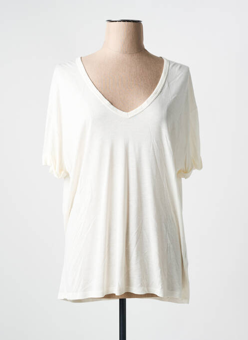 T-shirt beige HUGO BOSS pour femme