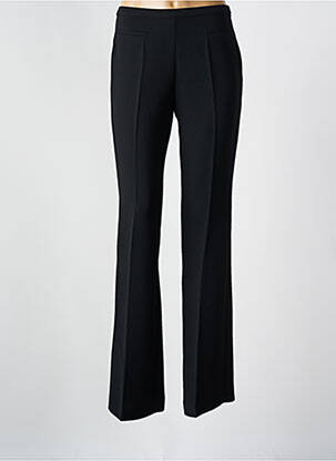 Pantalon flare taille normale taille normale noir DMN femme