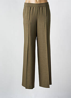 Pantalon large tissage crêpe taille normale vert HUGO BOSS femme