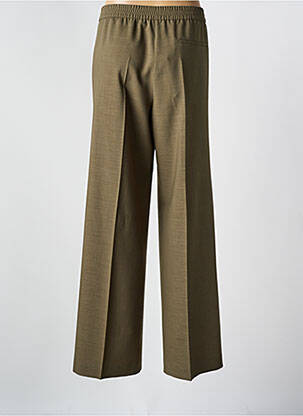 Pantalon large tissage crêpe taille normale vert HUGO BOSS femme