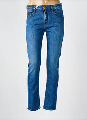 Jeans coupe slim stretch taille normale bleu JACOB COHEN femme