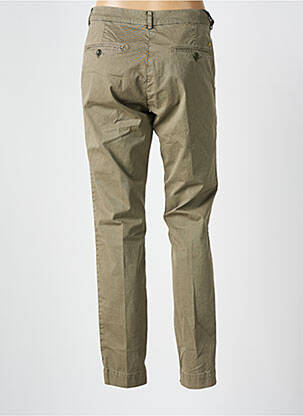 Pantalon chino tissage popeline taille normale vert MASON'S femme