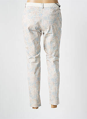 Pantalon chino tissage popeline taille normale beige MASON'S femme