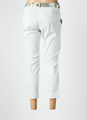Pantalon chino fermeture zippée sous rabat boutonné taille normale beige MASON'S femme
