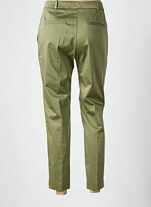Pantalon chino tissage popeline taille normale vert HUGO BOSS femme