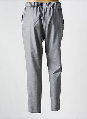 Pantalon droit taille élastique taille normale gris FABIANA FILIPPI femme