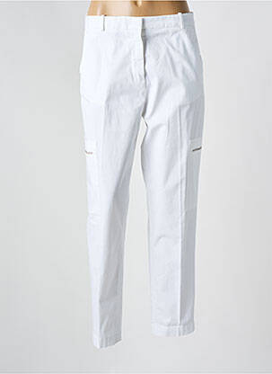 Pantalon cargo slim taille normale blanc FABIANA FILIPPI femme