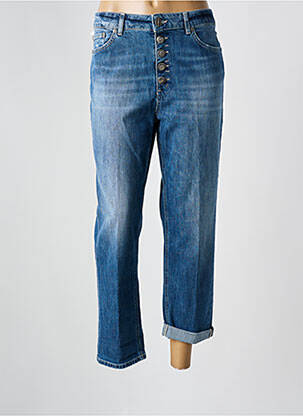 Jeans coupe droite stretch taille normale bleu DONDUP femme
