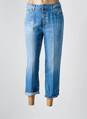 Jeans coupe droite stretch taille normale bleu DONDUP femme