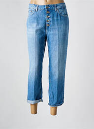 Jeans coupe droite stretch taille normale bleu DONDUP femme