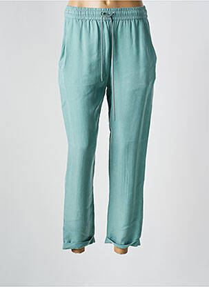 Pantalon 7/8 tissage popeline taille normale vert HUGO BOSS femme
