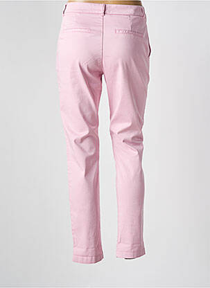 Pantalon chino tissage popeline taille normale rose HUGO BOSS femme
