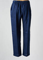 Pantalon droit bleu WHYCI MILANO pour femme seconde vue