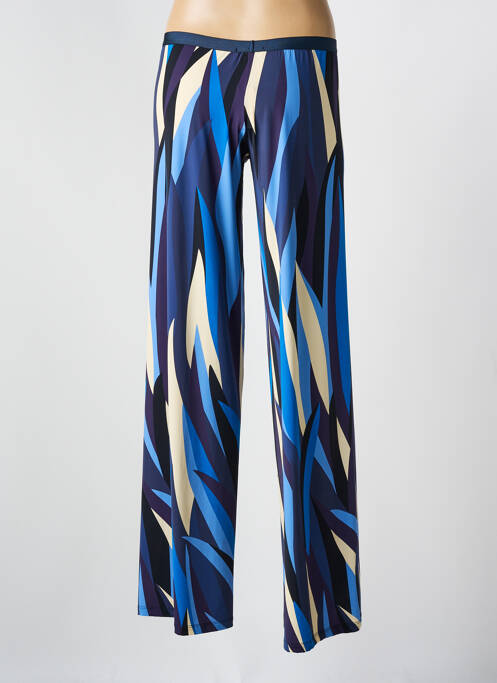 Pantalon flare stretch bleu SIYU femme