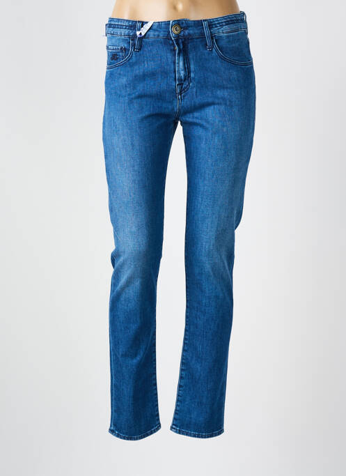 Jeans coupe slim stretch taille normale bleu JACOB COHEN femme
